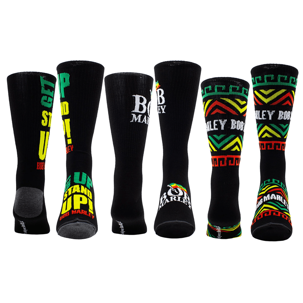 Bob Marley Socks 3-Pack