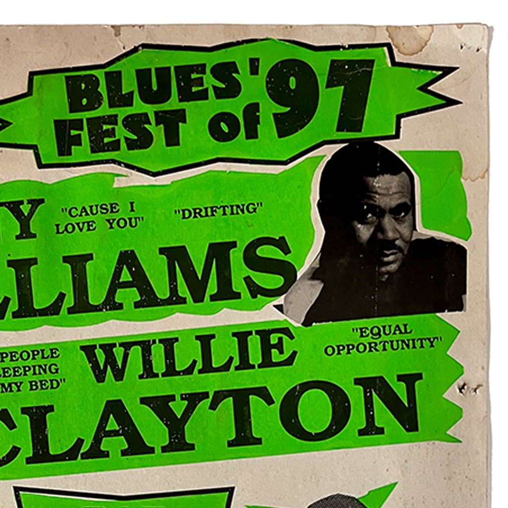 VINTAGE BLUES POSTER - Blues Fest 