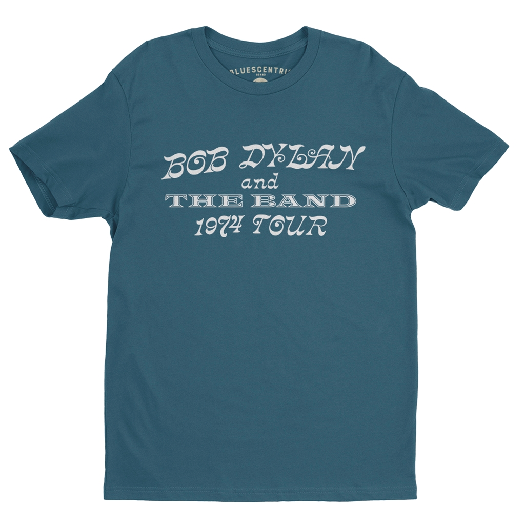 Ltd. Ed. Bob Dylan and The Band 1974 Tour T-Shirt - Lightweight Vintage Style - vintagedeepteal