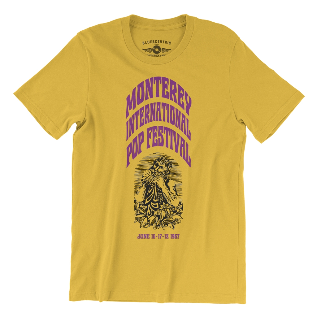 Ltd. Edition Monterey International Pop Festival T-Shirt - Lightweight  Vintage Style