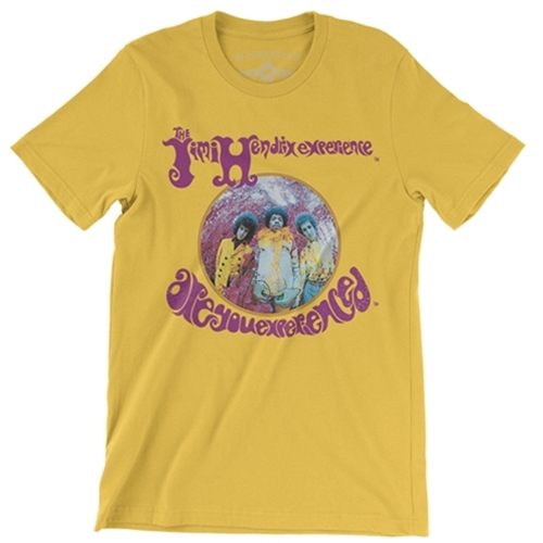 Jimi Hendrix Are You Experienced Album T-Shirt - Lightweight Vintage Style - vintagemaizeyellow