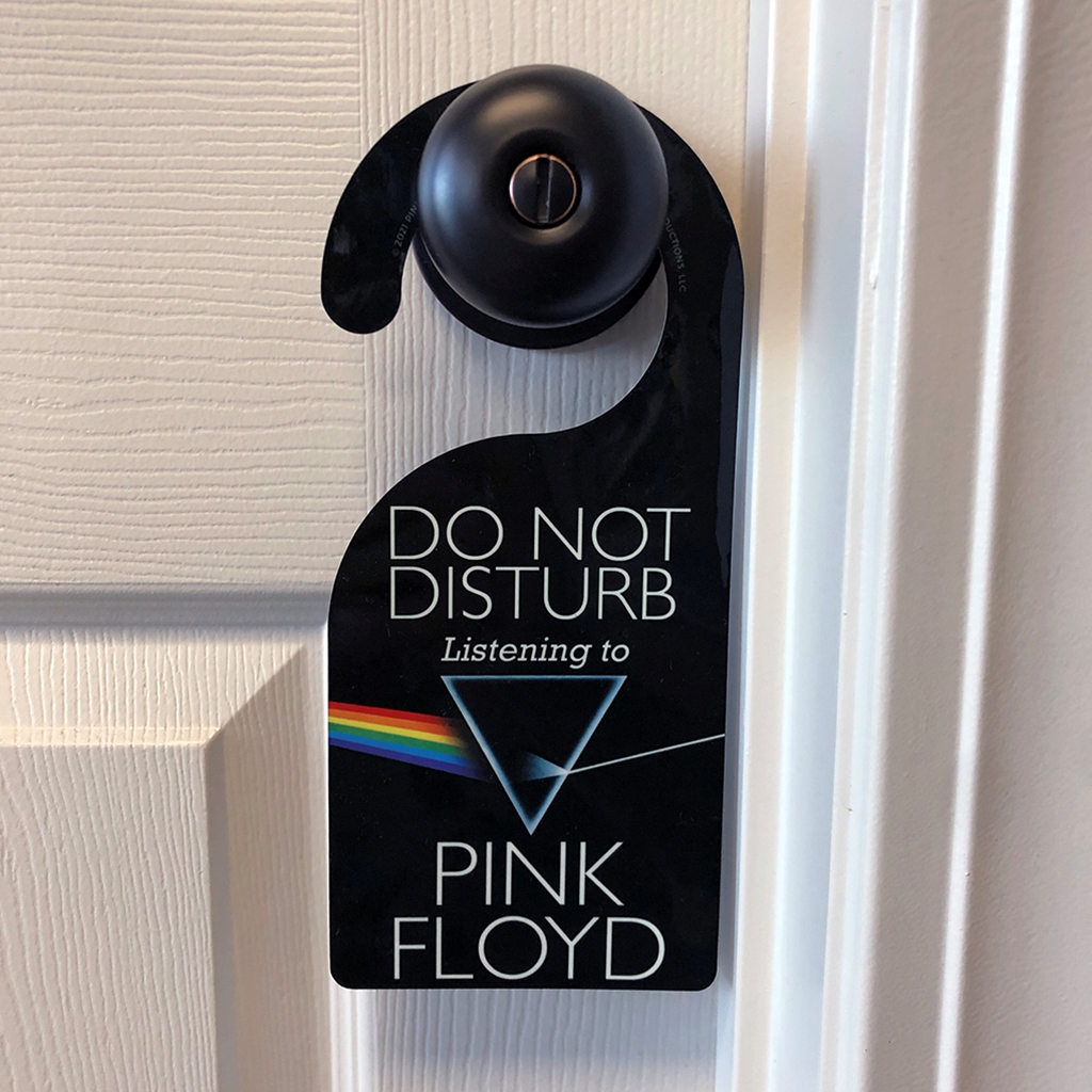 Do Not Disturb Pink Floyd Dark Side of the Moon Door Hanger