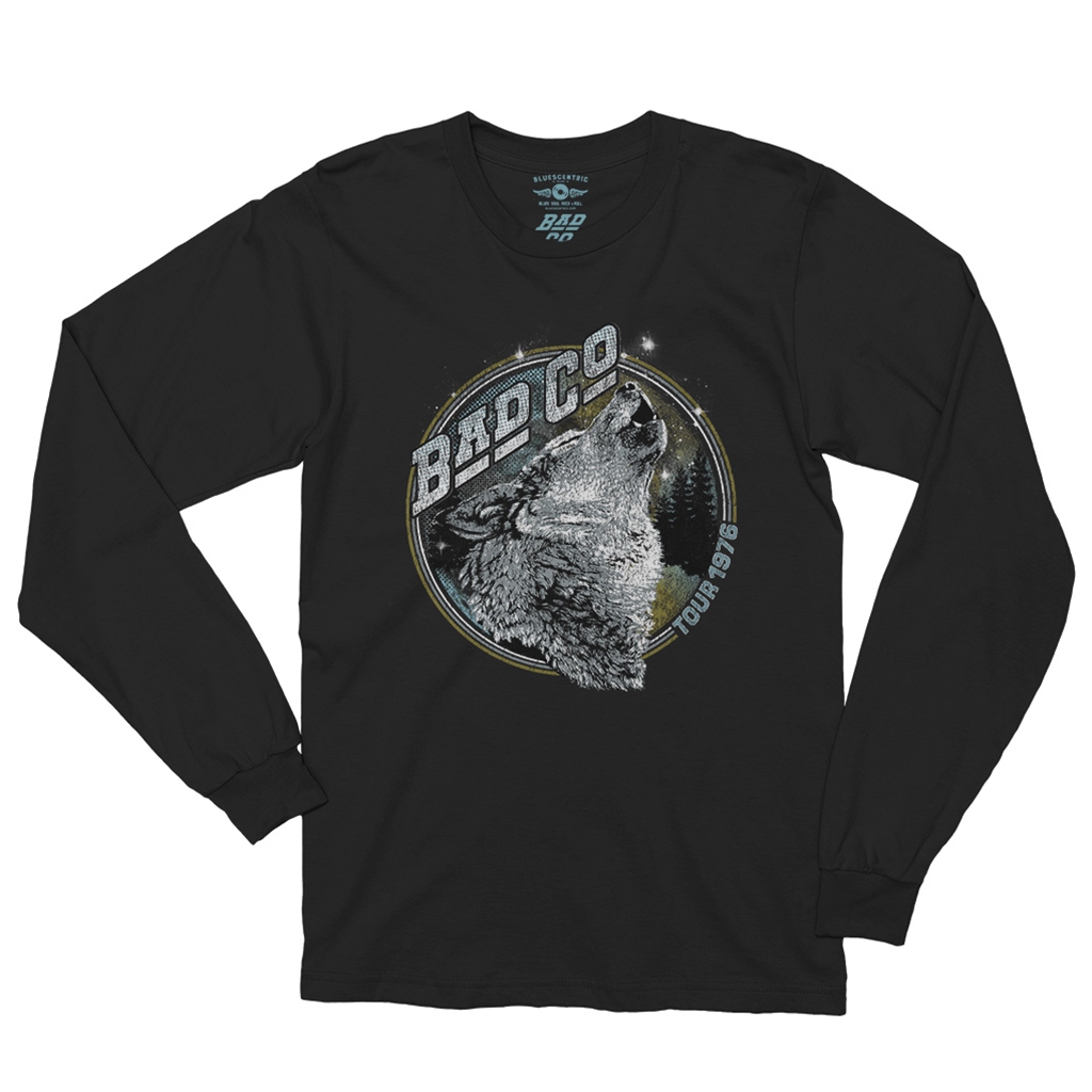 Bad Company 1976 Tour Long Sleeve T-Shirt - longsleeveblack