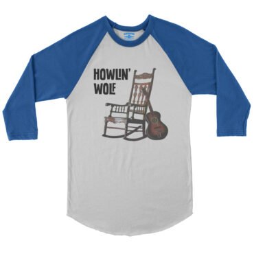 Howlin Wolf Rocking Chair Baseball T-Shirt in default
