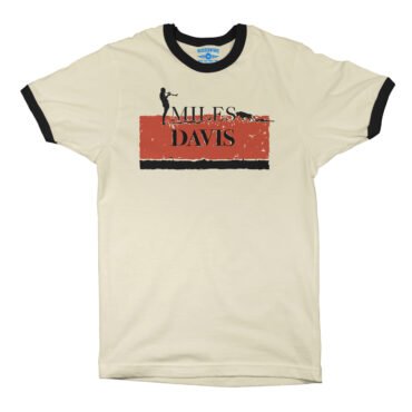 Classic Miles Davis Ringer T-Shirt in default