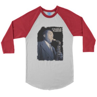 Colorized Charlie Parker Baseball T-Shirt in default