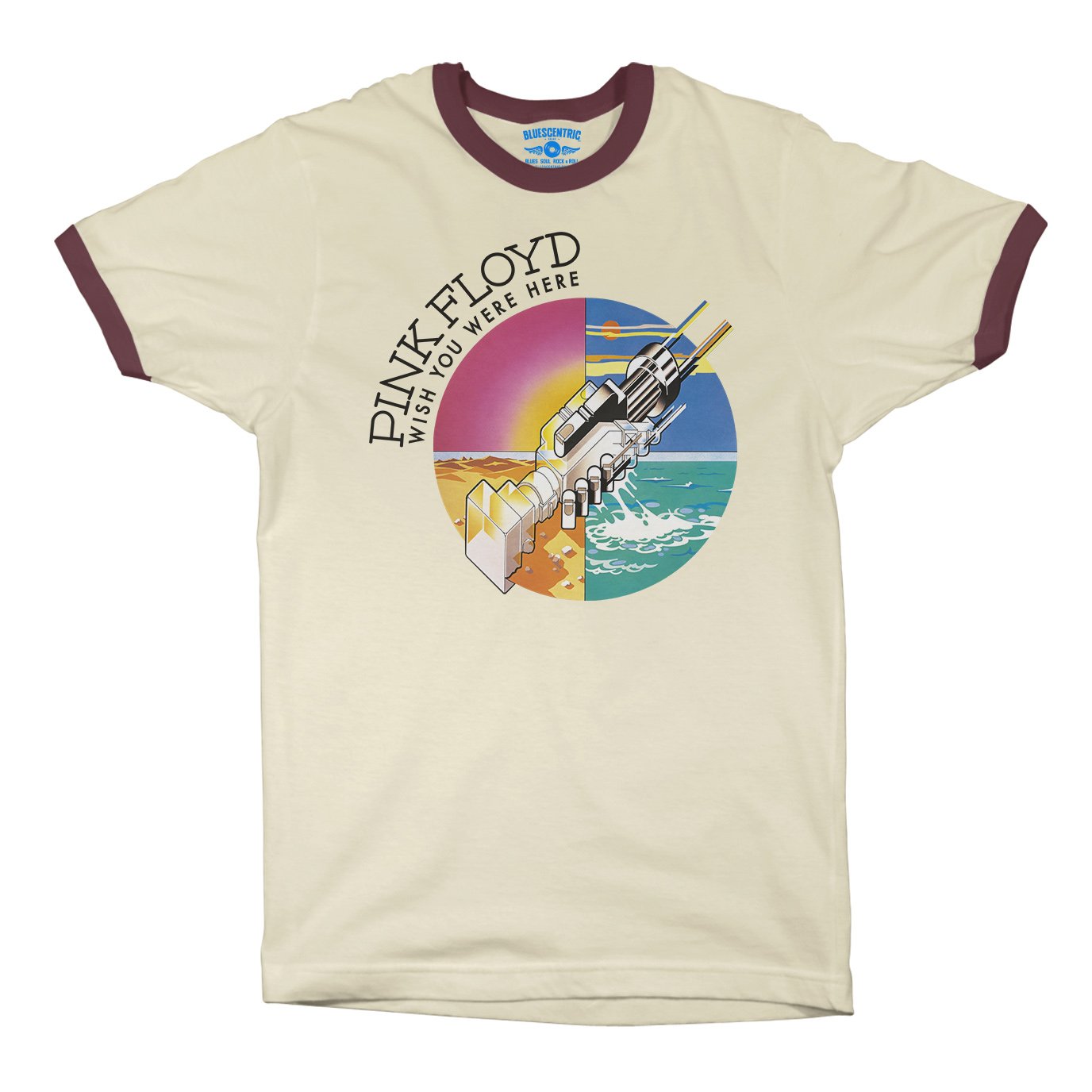 Pink Floyd Mechanical Hands Wish You Were Here Ringer T-Shirt in default
