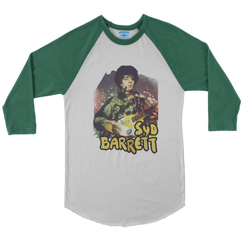 Psychedelic Syd Barrett Baseball T-Shirt in default