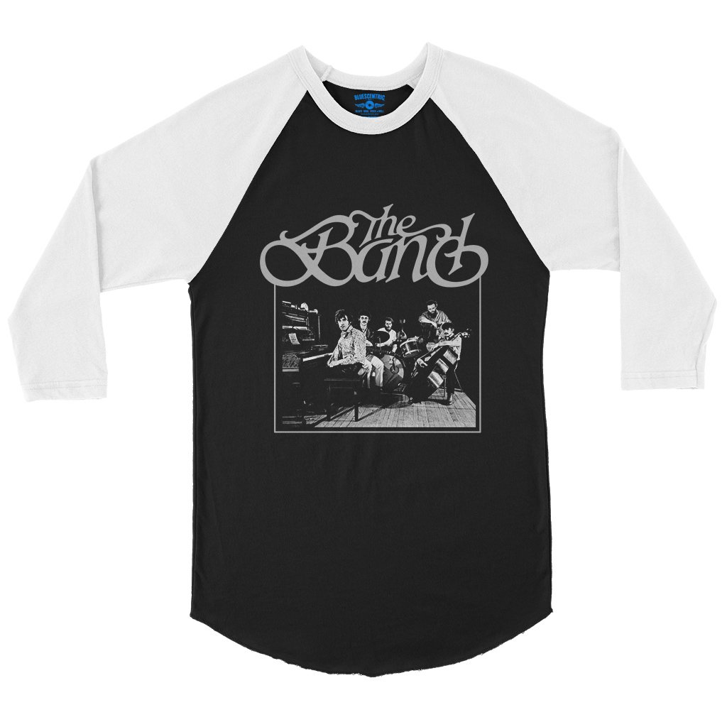 The Band Baseball T-Shirt in Black White