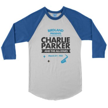 Charlie Parker Birdland Vintage Concert Baseball T-Shirt in default