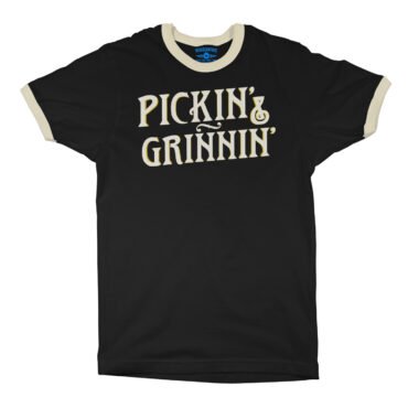 Pickin’ & Grinnin’ Bluegrass Ringer T-Shirt in default