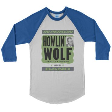 Howlin’ Wolf In Person Baseball T-Shirt in default