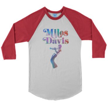 Miles Davis Neon Baseball T-Shirt in default