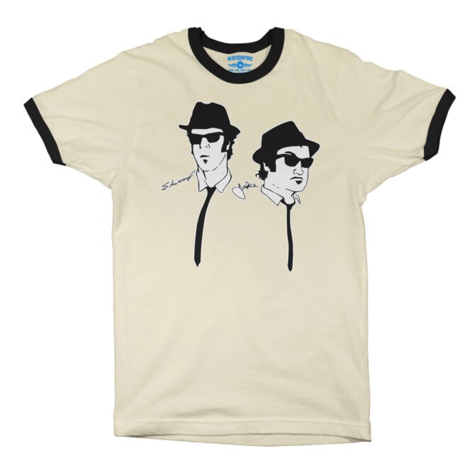 The Blues Brothers Silhouette Ringer T-Shirt – Bluescentric