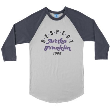 RESPECT Aretha Franklin 1968 Baseball T-Shirt in default