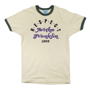 RESPECT Aretha Franklin 1968 Ringer T-Shirt in default