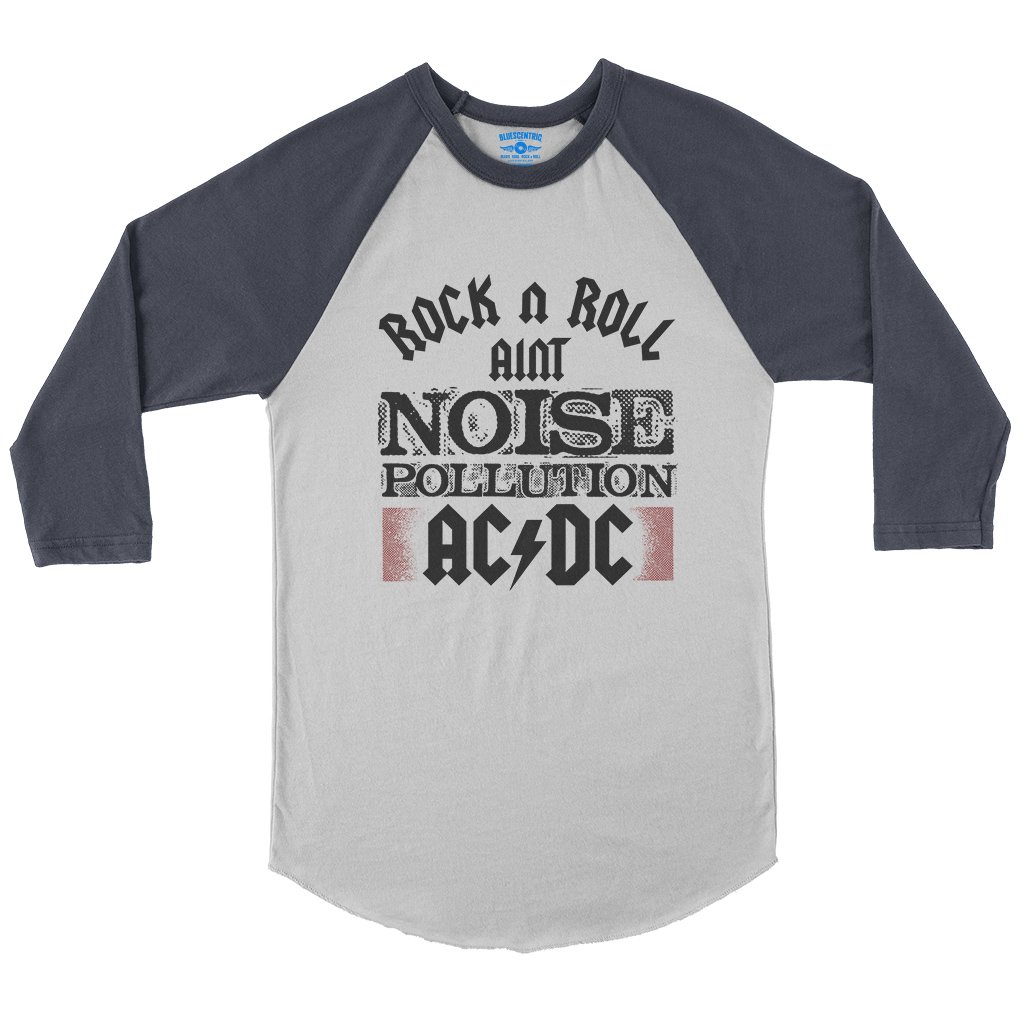 AC/DC Rock and Roll Ain’t Noise Pollution Baseball T-Shirt in default