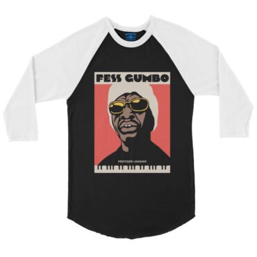 Professor Longhair Fess Gumbo Baseball T-Shirt in default