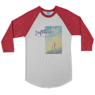 Genesis We Can’t Dance Album Cover Baseball T-Shirt in default