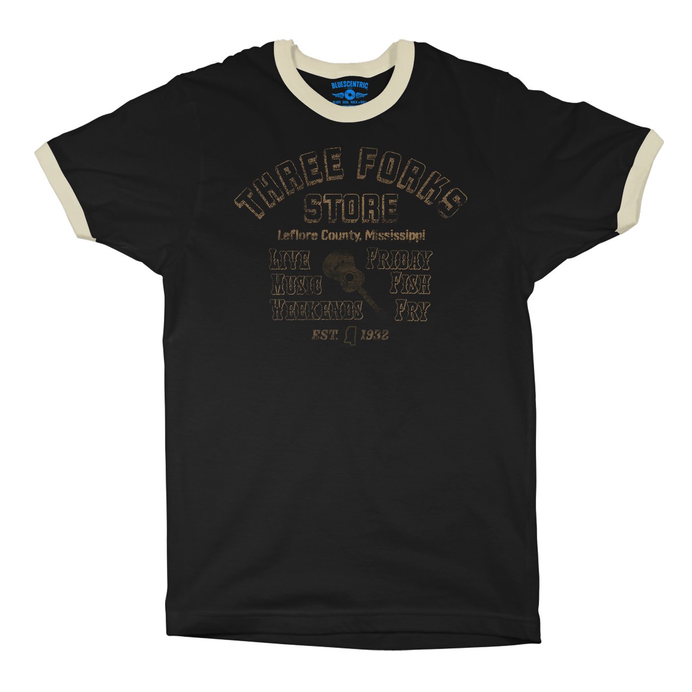 Three Forks Store Mississippi Ringer T-Shirt in default