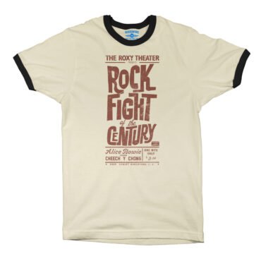 Rock Fight of the Century Cheech and Chong Ringer T-Shirt in default