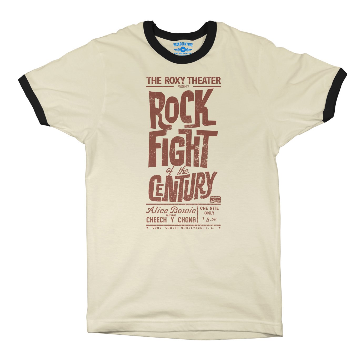 Rock Fight of the Century Cheech and Chong Ringer T-Shirt in default