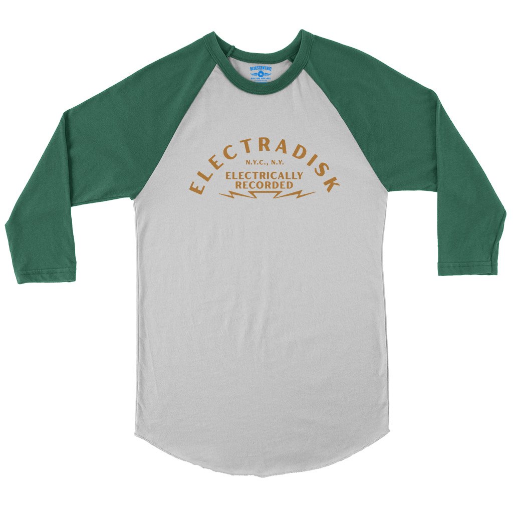 Electradisk Records New York City Baseball T-Shirt in White Kelly