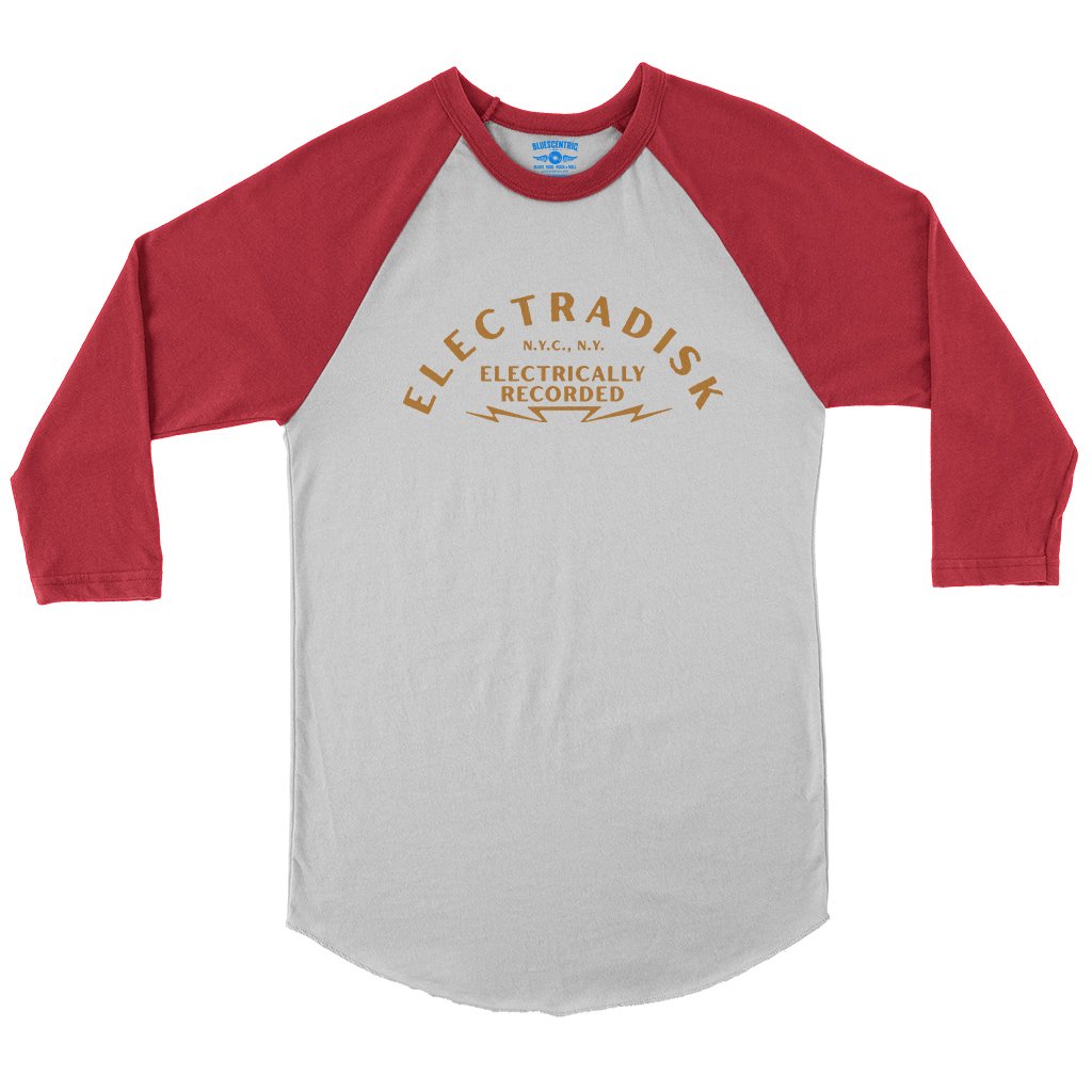 Electradisk Records New York City Baseball T-Shirt in White Red