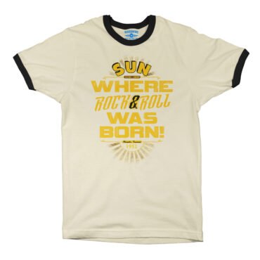 Sun Records Where Rock n Roll Was Born Ringer T-Shirt in default