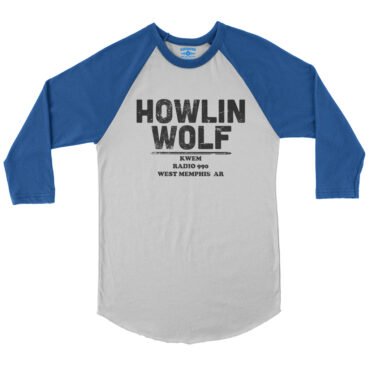 Howlin’ Wolf KWEM Radio Baseball T-Shirt in default