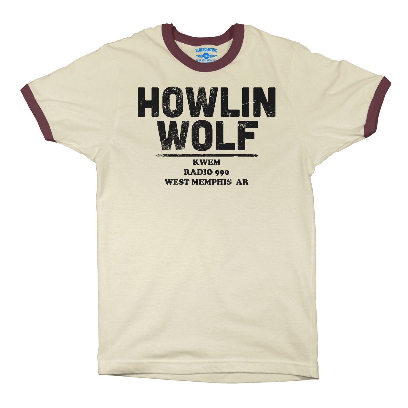 Howlin’ Wolf KWEM Radio Ringer T-Shirt in default