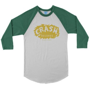Crash Records Logo Baseball T-Shirt in default