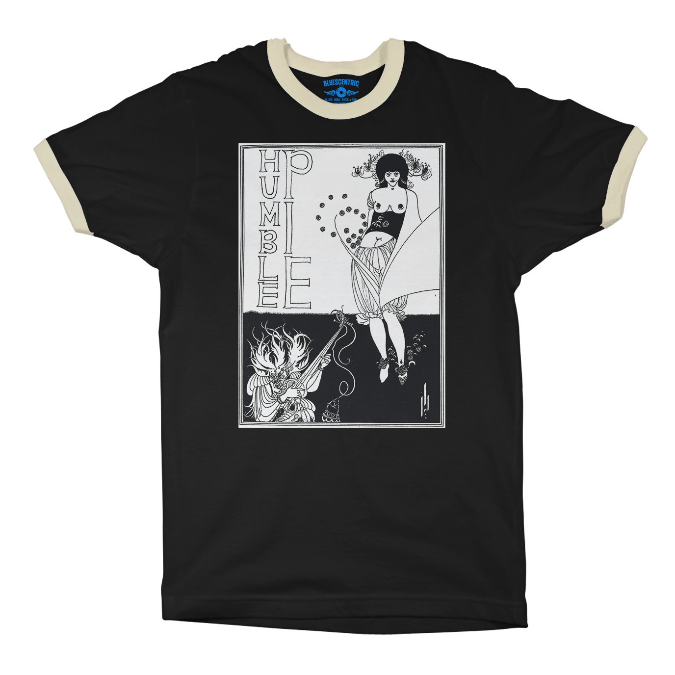 Humble Pie Beardsley Album Ringer T-Shirt in default