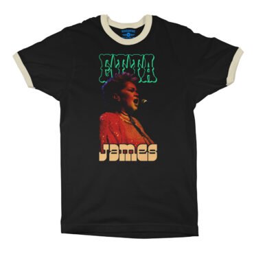 Etta James Red Sequin Ringer T-Shirt in default