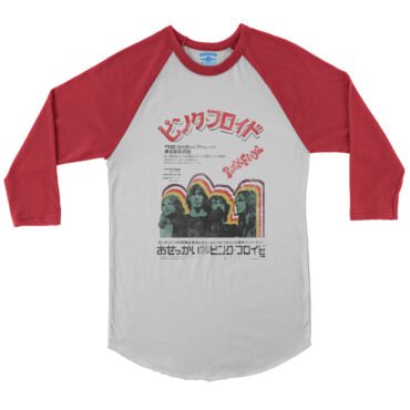 Pink Floyd Japan Vintage Concert Baseball T-Shirt in default