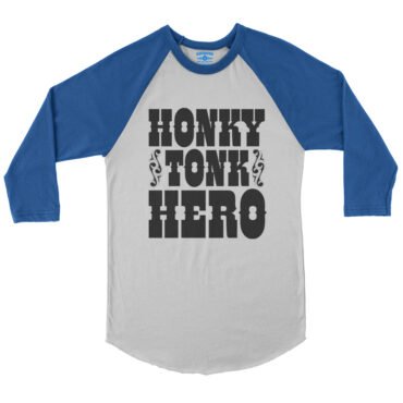 Honky Tonk Hero Baseball T-Shirt in default