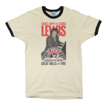 Jerry Lee Lewis x Sun Records Poster Ringer T-Shirt in default