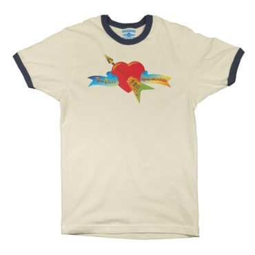 Tom Petty and the Heartbreakers Flying V Logo Ringer T-Shirt in default