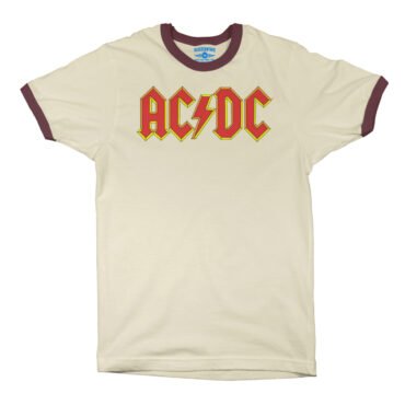 AC/DC Comic Logo Ringer T-Shirt in default