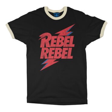David Bowie Rebel Rebel Ringer T-Shirt in default