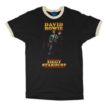 David Bowie Ziggy Stardust & the Spiders Ringer T-Shirt in default