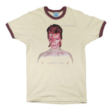 David Bowie Aladdin Sane Album Cover Ringer T-Shirt in default
