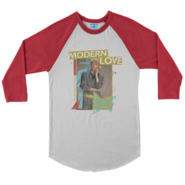 David Bowie Modern Love Baseball T-Shirt in default