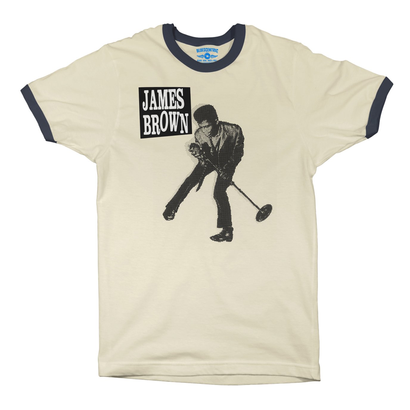 James Brown Halftone Ringer T-Shirt – Bluescentric
