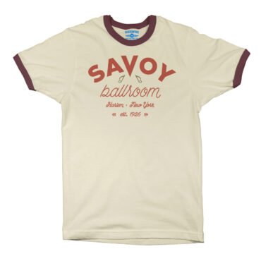 Arched Savoy Ballroom T-Shirt Ringer T-Shirt in default