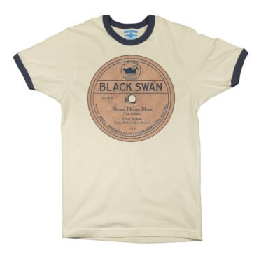 Black Swan Down Home Blues Vinyl Ringer T-Shirt in default