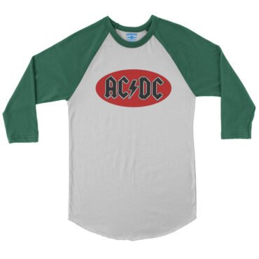 Oval AC/DC Logo Baseball T-Shirt in default