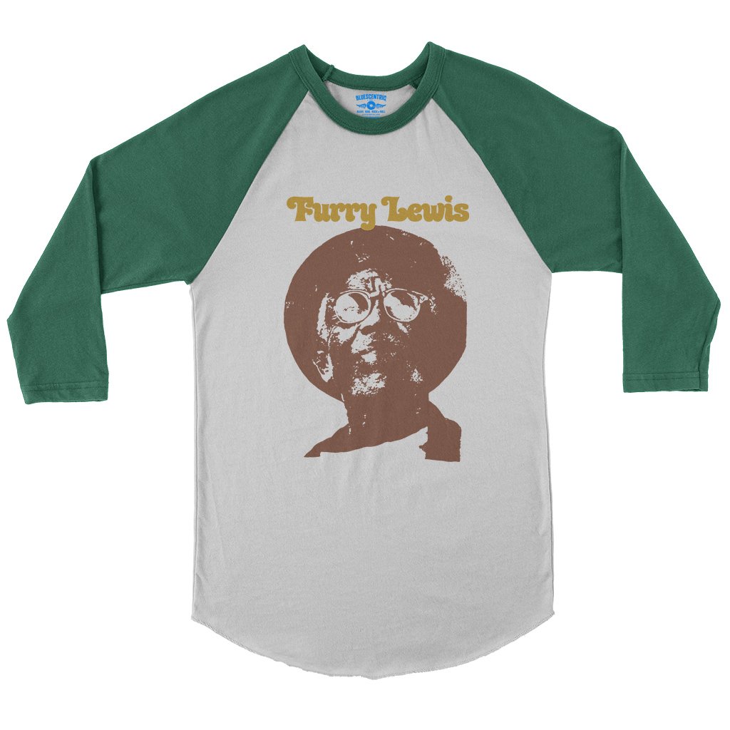 Old School Furry Lewis Baseball T-Shirt in default