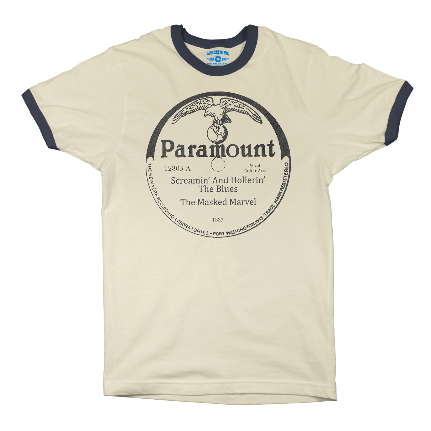 Screamin’ And Hollerin’ the Blues Paramount Ringer T-Shirt in default