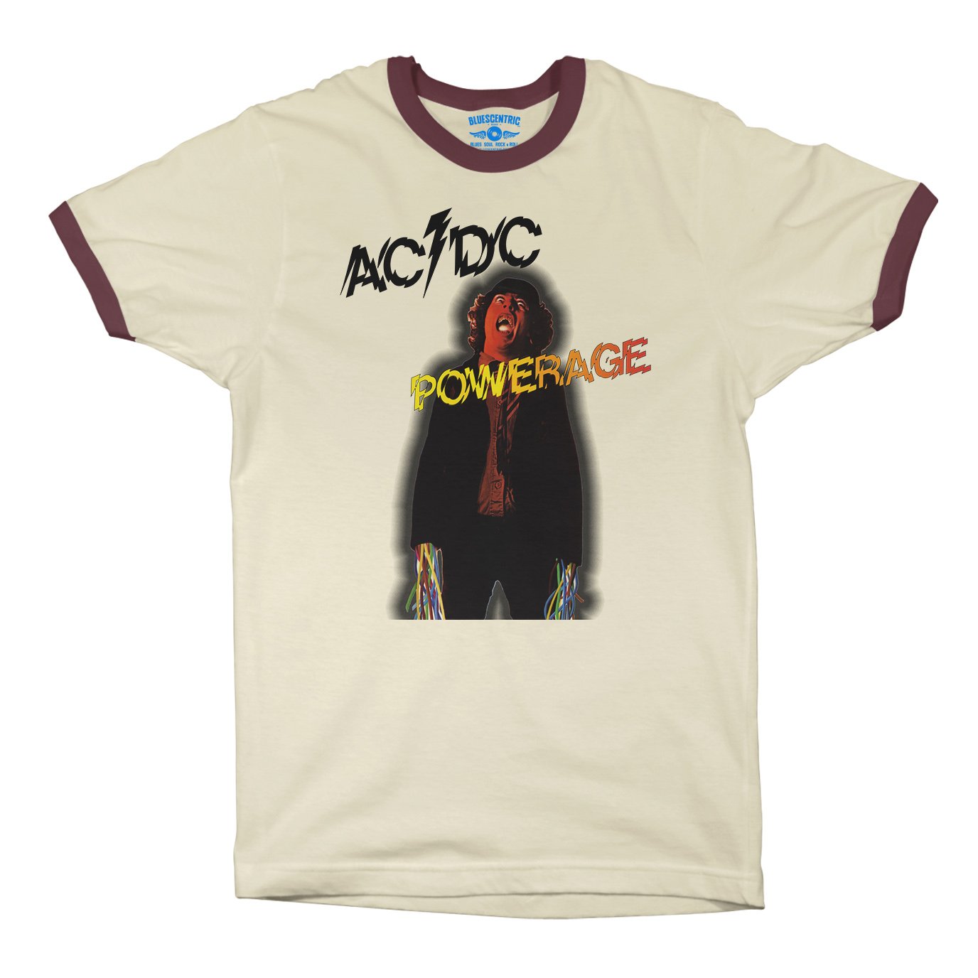 AC/DC Powerage Album Cover Ringer T-Shirt in default